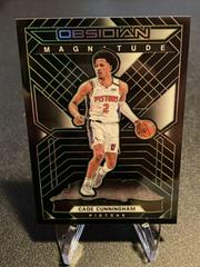 Cade Cunningham [Green] Basketball Cards 2021 Panini Obsidian Magnitude Prices