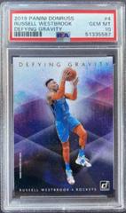 Russell Westbrook Basketball Cards 2019 Panini Donruss Defying Gravity Prices
