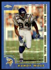 Randy Moss [Refractor] #65 Football Cards 2000 Topps Chrome Prices