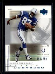 Reggie Wayne [Action] Football Cards 2001 Upper Deck Graded Prices