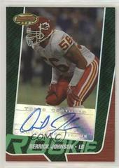 Derrick Johnson [Autograph Green] #162 Football Cards 2005 Bowman's Best Prices