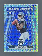 Malik Willis [Mosaic] Football Cards 2022 Panini Mosaic Blue Chips Prices