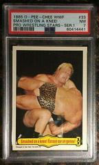 Smashed On A Knee Wrestling Cards 1985 O Pee Chee WWF Prices