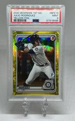 Julio Rodriguez [Yellow Foil] #BFE-19 Baseball Cards 2020 Bowman 1st Edition Prices