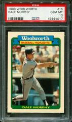Dale Murphy Baseball Cards 1990 Woolworth Prices