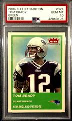 Tom Brady [Green] #324 Football Cards 2004 Fleer Tradition Prices