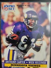 Anthony Carter #569 Football Cards 1991 Pro Set Prices
