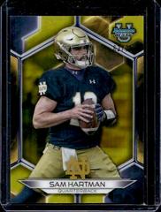 Sam Hartman [Yellow] #1 Football Cards 2023 Bowman's Best University Prices