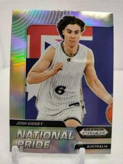 Josh Giddey #NP-JG Basketball Cards 2022 Panini Prizm Draft Picks National Pride Prices