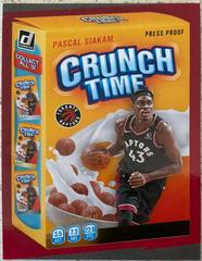 Pascal Siakam [Press Proof] #5 Basketball Cards 2020 Donruss Crunch Time Prices