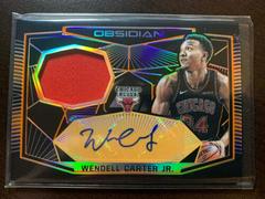 Wendell Carter Jr. [Orange] #WCJ Basketball Cards 2018 Panini Obsidian Rookie Jersey Autographs Prices