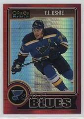 T. J. Oshie [Red Prism] Hockey Cards 2014 O-Pee-Chee Platinum Prices