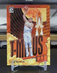 Luka Doncic [Red Wave] #7 Basketball Cards 2021 Panini Donruss Optic T Minus 3 2 1 Prices