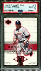 Manny Ramirez #16 Baseball Cards 2002 Upper Deck Honor Roll Prices