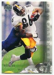 Hines Ward [Exclusives Silver] Football Cards 2000 Upper Deck Prices