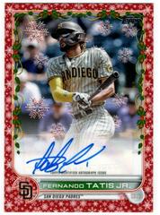 Fernando Tatis Jr. [Red Metallic] Baseball Cards 2022 Topps Holiday Autographs Prices