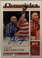 Colby Covington #CS-CCV Ufc Cards 2023 Panini Chronicles UFC Signatures Prices