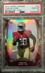 Carlos Hyde Football Cards 2014 Topps Chrome Rookie Die-Cut Prices
