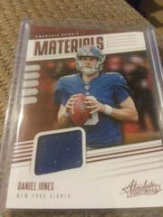 Daniel Jones #RM-7 Football Cards 2019 Panini Absolute Rookie Materials Prices