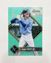 Bobby Witt Jr. [Aqua] #ST-13 Baseball Cards 2023 Bowman Sterling Tek Prices