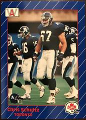 Chris Schultz #96 Football Cards 1991 All World CFL Prices