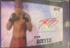 Tito Ortiz [Red Ink] Ufc Cards 2010 Topps UFC Knockout Autographs Prices