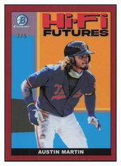 Austin Martin [Red Refractor] #HIFI-10 Baseball Cards 2022 Bowman Hi Fi Futures Prices