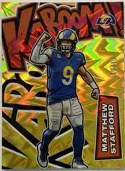 Matthew Stafford [Gold] Football Cards 2022 Panini Absolute Kaboom Vertical Prices