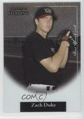 Zach Duke #BS-ZD Baseball Cards 2004 Bowman Sterling Prices