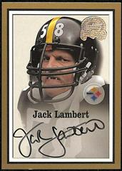 Jack Lambert [Autograph] Football Cards 2000 Fleer Greats of the Game Autographs Prices