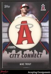 Mike Trout [Black] Baseball Cards 2023 Topps City Connect Commemorative Patch Prices
