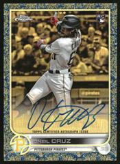 Oneil Cruz [Blue] #GEA-OC Baseball Cards 2022 Topps Gilded Collection Chrome Gold Etch Autographs Prices