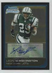 Leon Washington [Autograph] Football Cards 2006 Bowman Chrome Prices