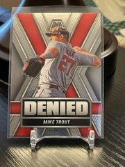 Mike Trout #D-4 Baseball Cards 2022 Panini Mosaic Denied Prices