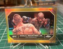 Khalil Rountree Jr. [Gold Refractor] #113 Ufc Cards 2024 Topps Chrome UFC Prices