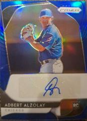 Adbert Alzolay [Blue Prizm] #RA-AA Baseball Cards 2020 Panini Prizm Rookie Autographs Prices