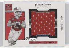 Jake Haener #ERS-JHA Football Cards 2023 Panini Chronicles Draft Picks Encased Substantial Rookie Swatches Prices