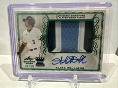 Alika Williams [Green] #PA-AW1 Baseball Cards 2020 Leaf Trinity Patch Autographs Prices