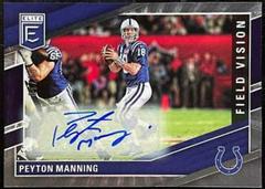Peyton Manning [Autograph] #FV9 Football Cards 2022 Panini Donruss Elite Field Vision Prices
