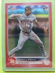 Jeremy Pena [Red] #USC136 Baseball Cards 2022 Topps Chrome Update Prices