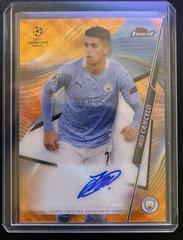 Joao Cancelo [Orange Wave Refractor] Soccer Cards 2020 Topps Finest UEFA Champions League Autographs Prices