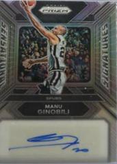 Manu Ginobili [Silver Prizm] #5 Basketball Cards 2023 Panini Prizm Sensational Signature Prices