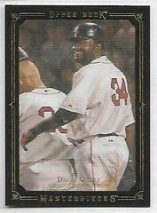 David Ortiz [Framed Black] #15 Baseball Cards 2008 Upper Deck Masterpieces Prices