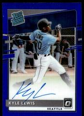 Kyle Lewis [Blue] Baseball Cards 2020 Panini Donruss Optic Rated Rookies Signatures Prices