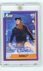 Riddle [Purple] #A-BRO Wrestling Cards 2021 Topps Heritage WWE Autographs Prices