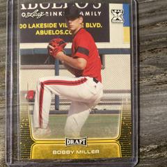 Bobby Miller [Gold] #16 Baseball Cards 2020 Leaf Draft Prices