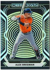 Alex Bregman [Electric Etch Yellow] Baseball Cards 2021 Panini Chronicles Obsidian Prices