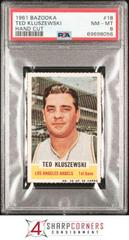 Ted Kluszewski [Hand Cut] Baseball Cards 1961 Bazooka Prices