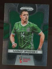 Javier Hernandez [Cyrillic Text] #127 Soccer Cards 2018 Panini Prizm World Cup Prices