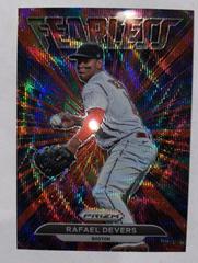 Rafael Devers [Red Wave Prizm] Baseball Cards 2022 Panini Prizm Fearless Prices